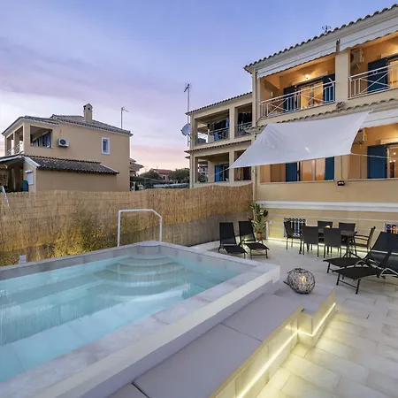 Villa Nina With Private Plunge Pool, 5Km To Corfu Town Exterior photo